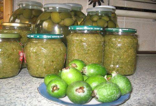 compotes et confitures de feijoa