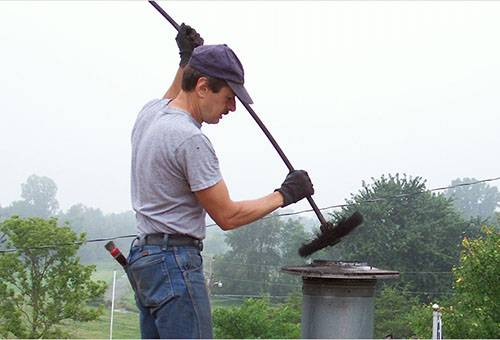 Chimney cleaning