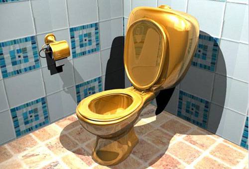 baño dorado