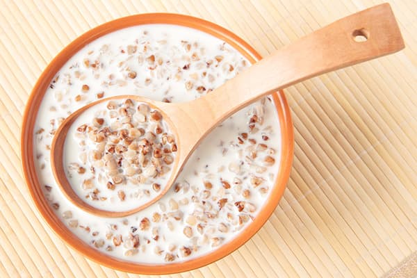 Buckwheat porridge with milk