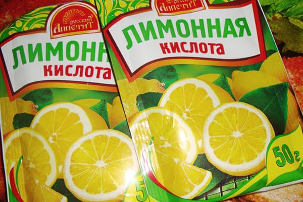 ácido de limón