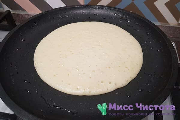 Bombolles a la superfície del pancake