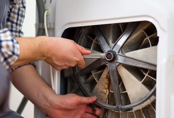 Lubricación y reparación de una lavadora por su cuenta: desde amortiguadores hasta rodamientos