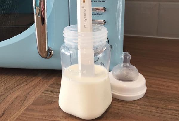 Calentar la leche materna