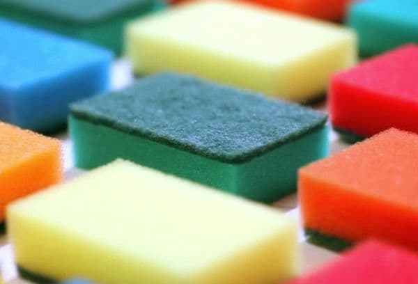 Esponjas para platos de colores