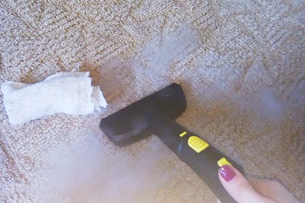 Carpet cleaning with Karcher