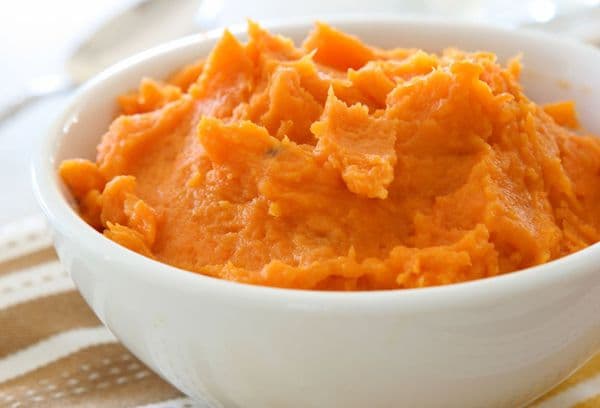 Calabaza hervida, puré