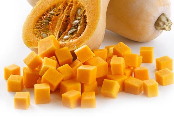 Zucca fresca a fette