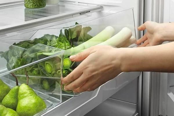 Roheliste ja köögiviljade säilitamine külmkapis