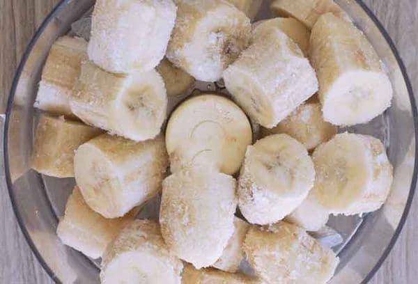 plátanos en rodajas congelados 