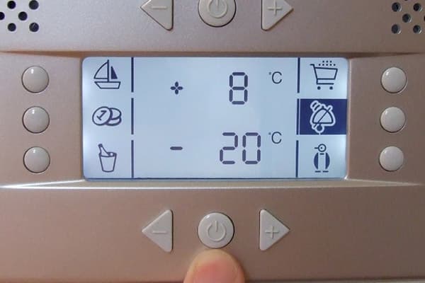 Külmiku ja sügavkülmiku temperatuurirežiimi valimine