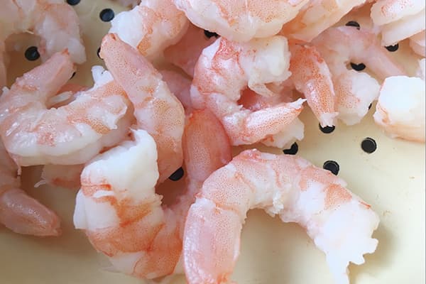 Boiled shrimp