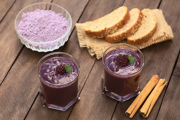 Postre De Maíz Morado Crudo