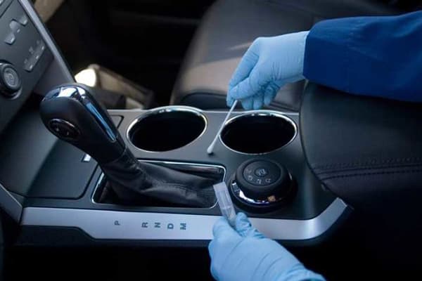 Comprobar el interior del coche para detectar la presencia de microorganismos nocivos.