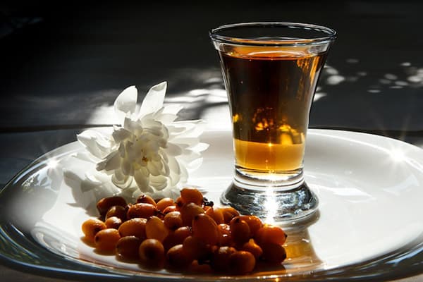 Sea buckthorn liqueur