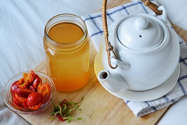 Rose hip decoction