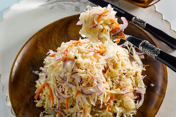 Sauerkraut med løg og gulerødder