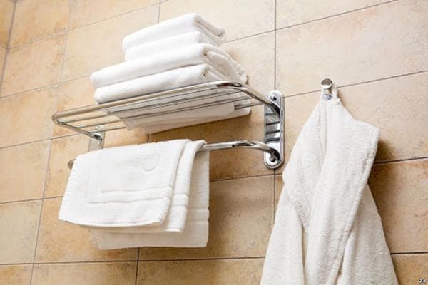 Towels in the bathroom