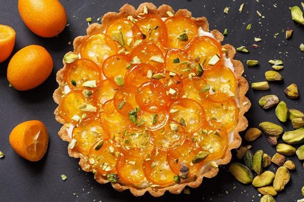 Tarte au kumquat