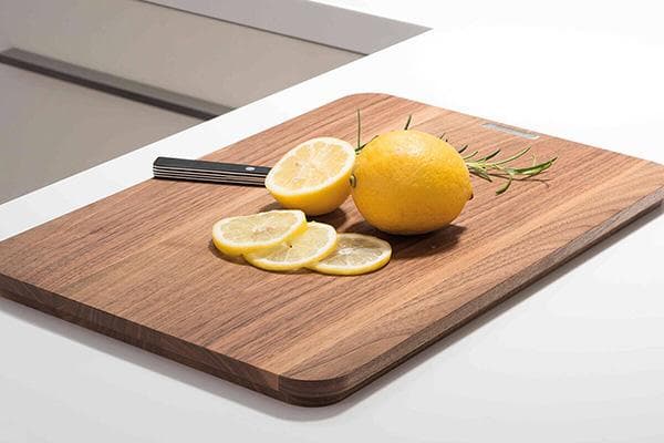 Lemon on a cutting board