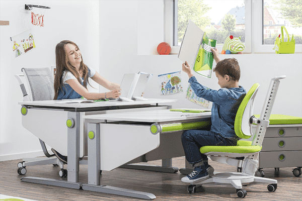 Adjustable desks for children