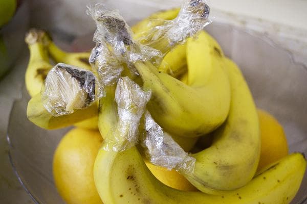 Banaanid, mille leherootsus on toidukilega