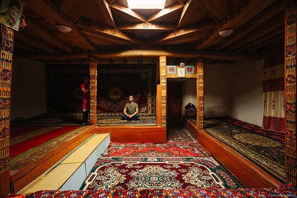 Interior tradicional de Uzbekistán