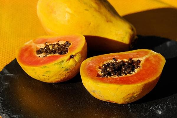 Papaya coaptă