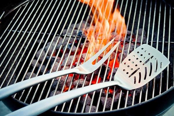 Searing the grill grate