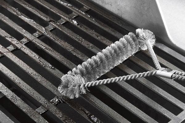 Metal grill brush