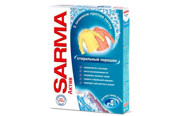 Detergente en polvo Sarma Active Mountain frescura