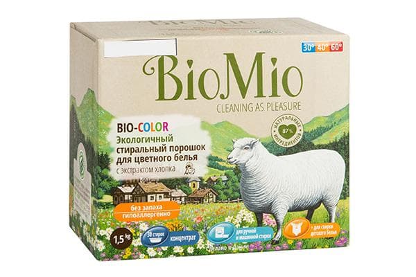Pesupulber BioMio BIO-COLOR