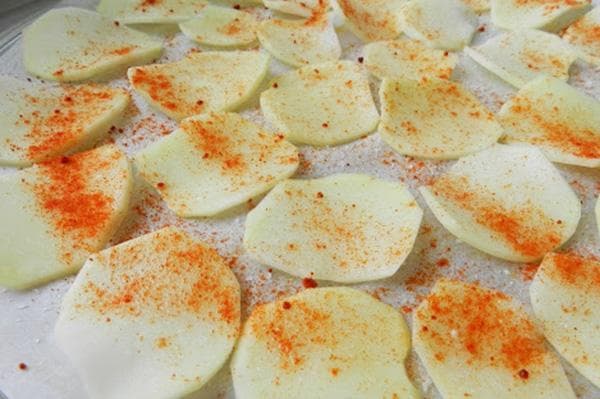 Preparations for chips with spices