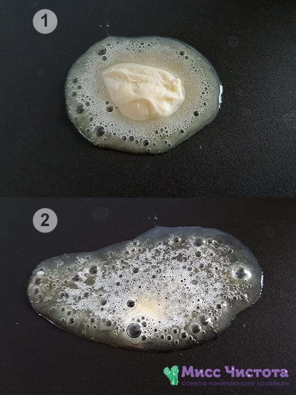 Manteiga em uma frigideira quente