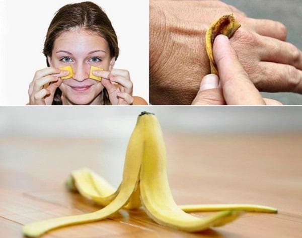 Banana čišćenje kože lica