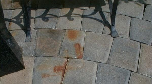 Rust stains