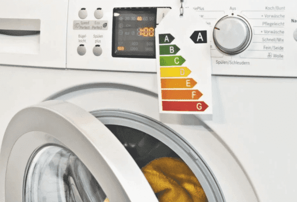 Clasificación de centrifugado en lavadoras.