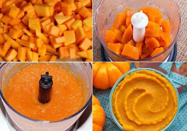 hacer puré de calabaza