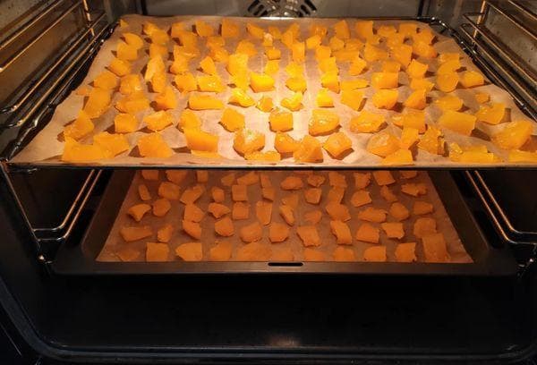 Pompoen in de oven