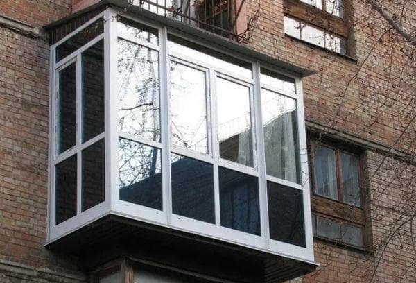 balcons avec vitrage français