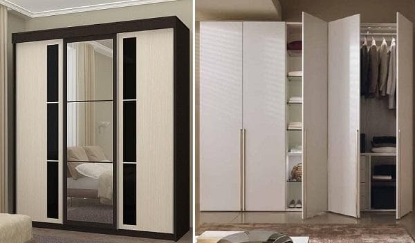 Hinged at sliding wardrobe