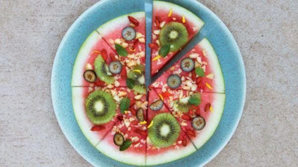 Vannmelon pizza 1