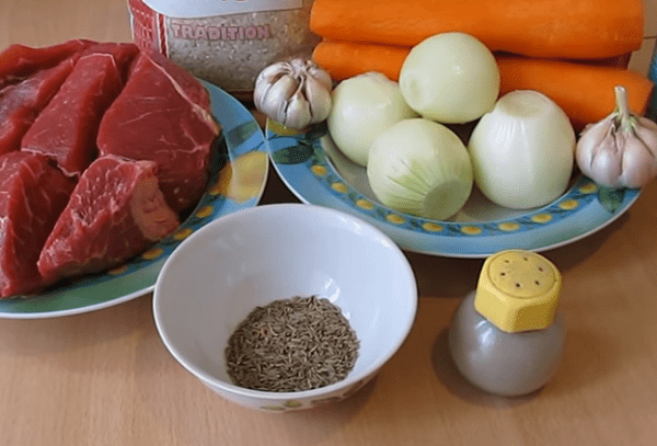 Ingrediente pentru pilaf