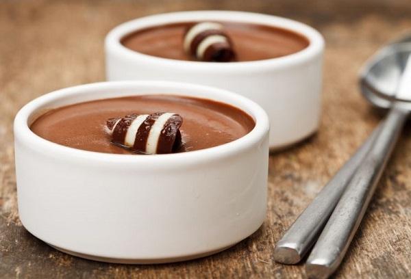 Chocolate tofu mousse