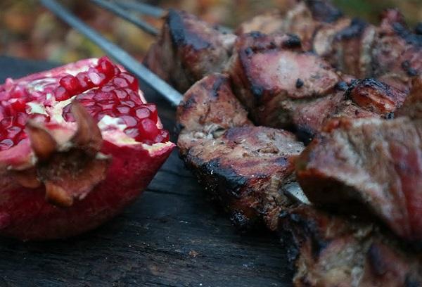 Pork neck shashlik