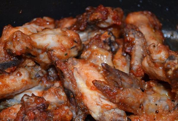 Wings with homemade Maggi seasoning