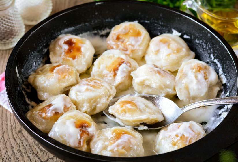 Pritong dumplings