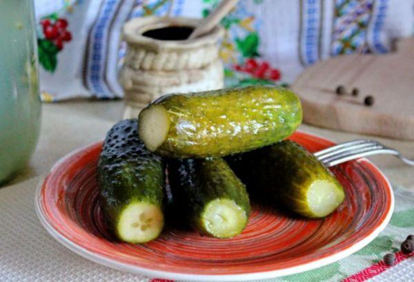 Salted cucumbers