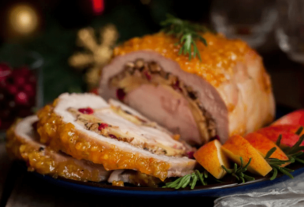 Stuffed pork loin