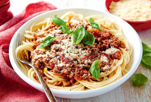 Italiensk Bolognese pasta